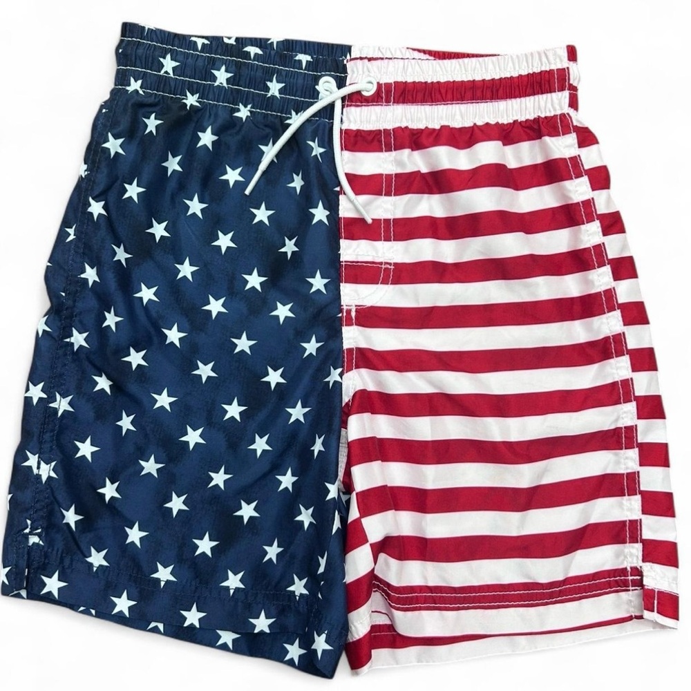 FREE WITH PURCHASE Boys American Flag Shorts